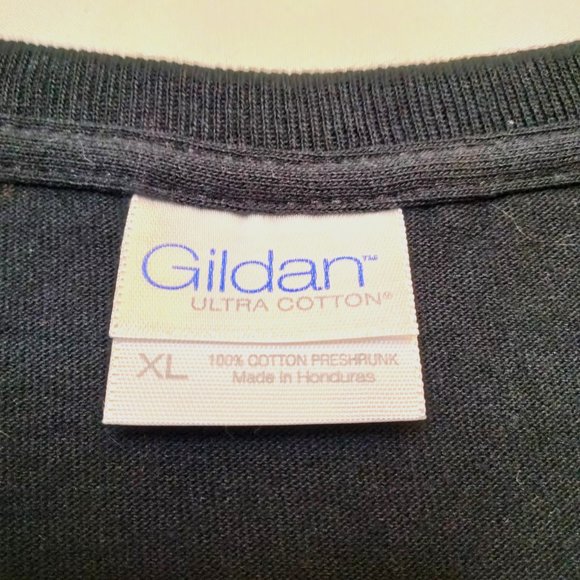 X-LARGE Ladies NEW Black Short Sleeve T-Shirt Neon Kitty - Picture 5 of 9